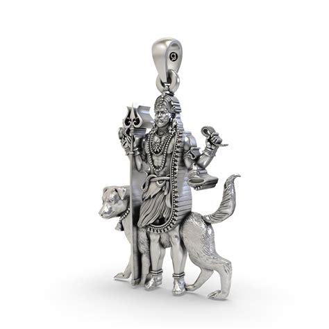 925 Silver Kaal Bhairav Pendant – Divine Protection & Strength – Goyani