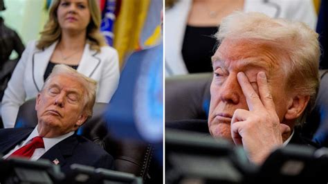 ‘Sleepy Don’: Trump mocked after appearing to sleep during briefing