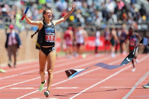 BYU women cruise to Championship of America win in distance medley ...