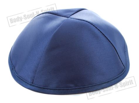 Blue Satin Kippah Yarmulke Tribal Jewish Yamaka Kippa Israel Hat ...