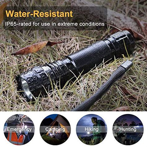 SHIGOO Red Hunting Lights Led Flashlight, 350 LM Bright Long Range ...