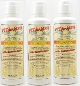 Buy 3 Pack VITA-MYR 16 Oz Safe & Effective Herbal Zinc-Plus All Natural ...