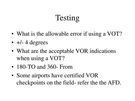 Image result for Vor Test Questions