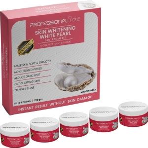 PROFESSIONAL FEEL SKIN WHITENING WHITE PEARL 5 in 1 Facial Kit ...