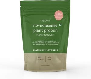 COSMIX No-Nonsense | Organic Rice & Pea Isolate| 24g Protein/Serving ...