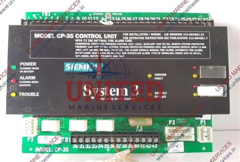 SIEMENS CP-35 UNIVERSAL ALARM CONTROL 580-184872-16 | United Marine ...