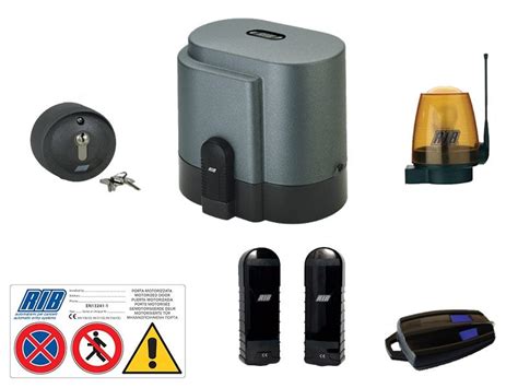 KIT RIB K500 AD00500 MOTORE PER CANCELLO SCORREVOLE FINO A 500KG ...