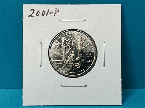 2001-P Vermont 50 State Quarter - For Sale, Buy Now Online - Item #831732
