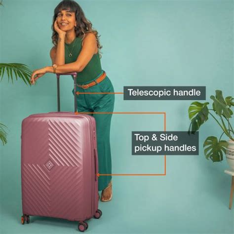 NASHER MILES Antwerp Expander Hardside Polypropylene Check-in Bubblegum ...