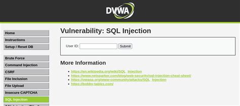 Image result for Dvwa SQL User