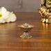 Buy Brass Superfine Miniature Ganesha Diya Oil Lamp - 2" - Budhshiv.com