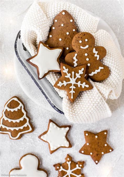Gingerbread Cookies with Royal Icing | Wholesome Patisserie