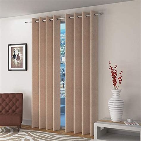 Buy MallowWorld Living Room Solid Heavy Linen Jacquard Jute Room ...