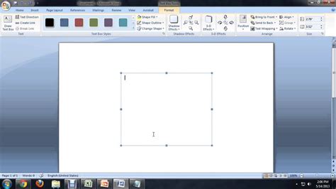 Add Text Box in Word 的图像结果