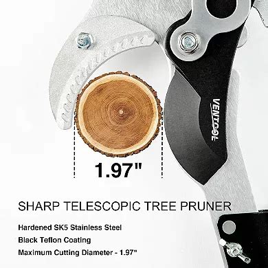 Ventool 120’’ - 160” Telescopic Tree Pruners, Heavy-duty Branch Cutters
