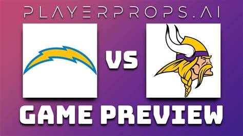 Chargers vs. Vikings Prop Bets & AI Predictions (Oct 23, 2025 ...