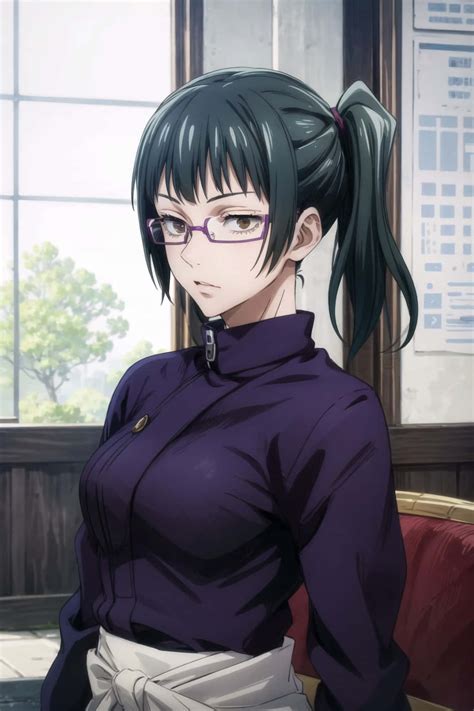 Download Maki Zenin Anime Portrait Wallpaper | Wallpapers.com