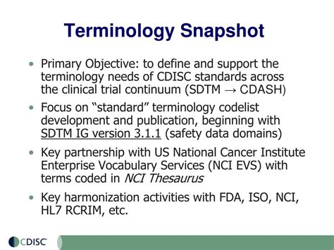 Image result for CDISC Terminology