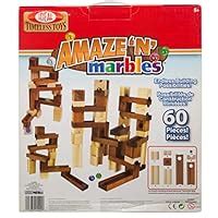 Buy Ideal Amaze N Marbles 60 Piece Classic Wood Construction Set Online ...