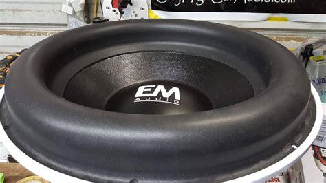 New Hand Built 1500 rms USA Subwoofers - EM Audio Subwoofers