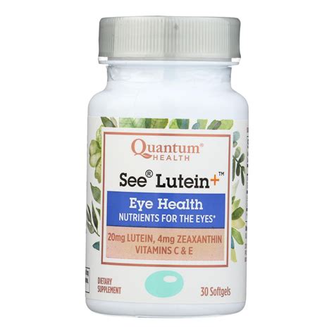 Quantum Research - See Lutein Eye Health - 1 Each - 30 SGEL - Hey Pharma