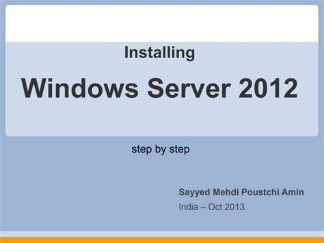 Image result for Install Windows 2012