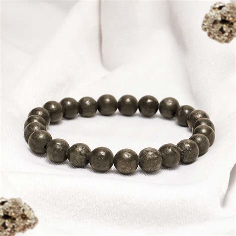 Pyrite Stone Healing Bracelet – Studd Muffyn