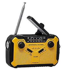 Kaito Voyager ECO Emergency Radio KA369 AM/FM NOAA Weather Alert 5-Way ...