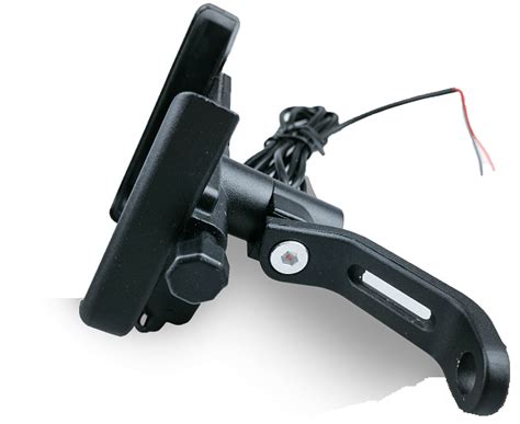 CNC Type Mobile Holder With Charger For Motorcycle – Destination Moto