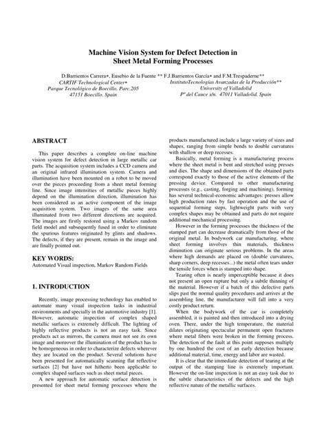 Machine Vision Defect Detection 的图像结果