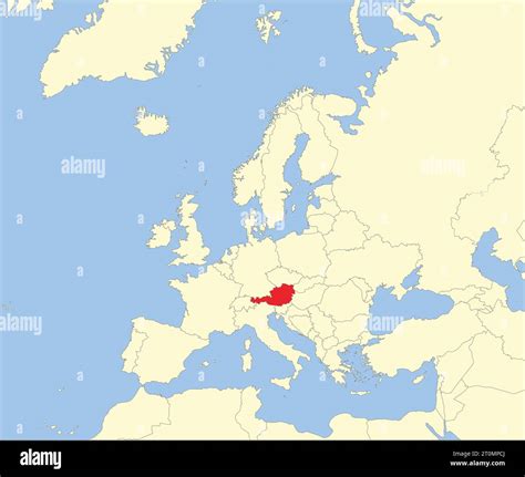 Austria Map Europe