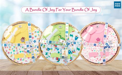 Mee Mee Cotton Soft Pampering Gift Set Hamper for New Born, Baby Boy ...