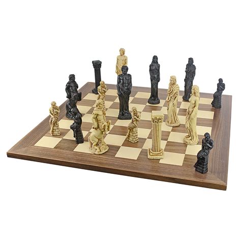 Buy Design ToscanoGods of Greek Mythology Complete Chess Set, 6 Inch ...