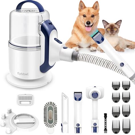 Amazon.com : FLYBBWL Pet Grooming Vacuum Hair: Dog Hair Grooming Kit ...