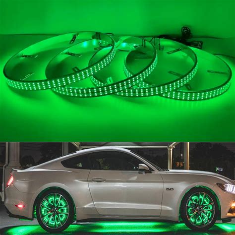 Amazon.com: JXOFROAD 15.5in Quad Rank LED Wheel Rim Lights for Truck ...