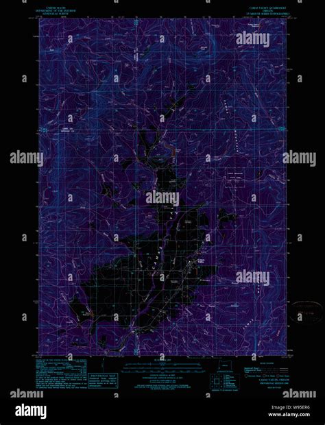 Map of camas valley oregon hi-res stock photography and images - Alamy