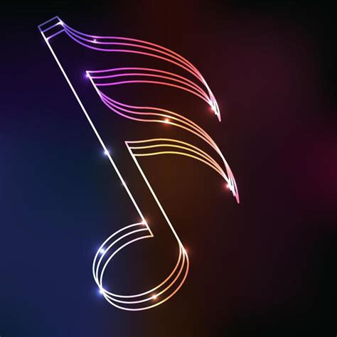 Neon Music Notes 的图像结果