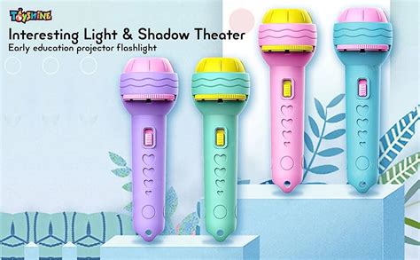 Buy Toyshine 6 Pack Projector Toys for Kids 3 Slids, Projector ...