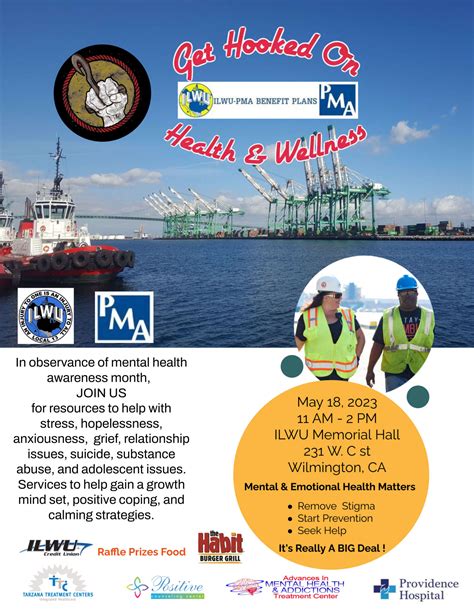 May 18 – ILWU-PMA Mental Health & Wellness Resources Fair « ILWU Local 63