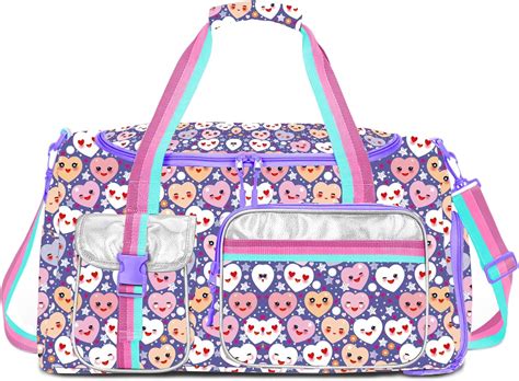 Amazon.com | Kids Duffle Bag Girls Travel Bag Boys Overnight Bag for ...