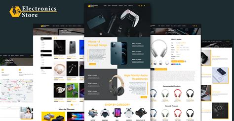 Image result for HTML CSS JavaScript Elictronics Templates