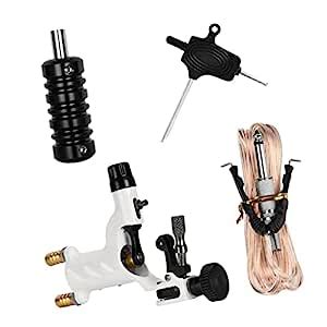 WOMBLE Complete Tattoo Kit Rotary Tattoo Machine Gun Grip Tube Wrench ...