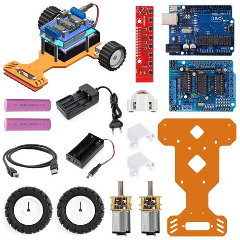 Sunrobotics Mini Linebot Line Follower Robotics Arduino Based Kit Pid ...