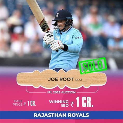 "Finally Joe Root in IPL" - Twitter reacts to Rajasthan Royals signing ...