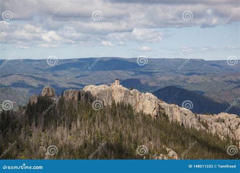 Black Elk Peak South Dakota Stock Image - Image of aerial, public ...
