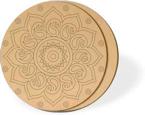 Variety Canvas PRE MARKED MDF DESIGN 4 MM [135] mandala pack of 2 Ash ...