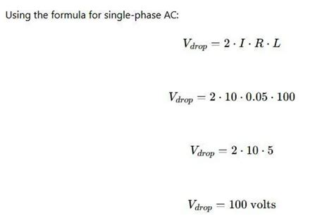 Image result for Voltage Drop Tutorial