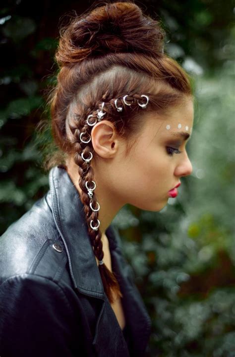 festival hair rings