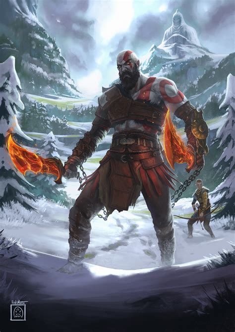ArtStation - God of War Ragnarok illustration