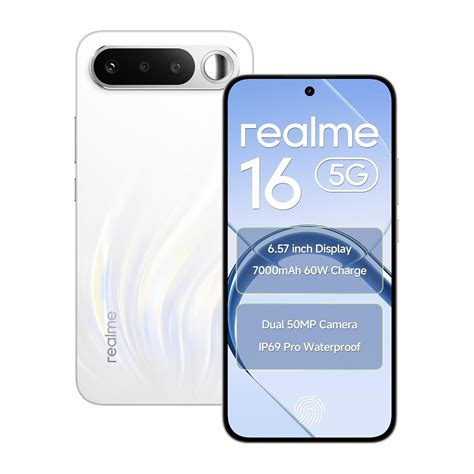 realme 16 5G Smartphone 12GB RAM 256 ROM 6.57" AMOLED 120Hz Display ...